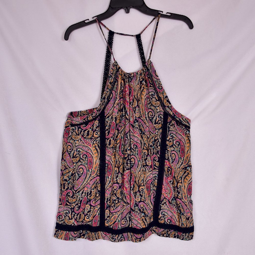 Lucky Brand Paisley Halter Top
